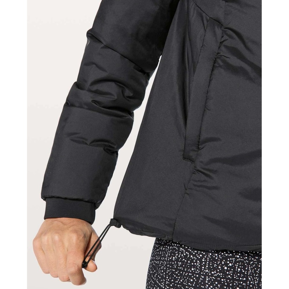 Lululemon Weightless Wunder Jacket Black Goose Down Puffer Women Size 10 Quilted - Picture 11 of 13